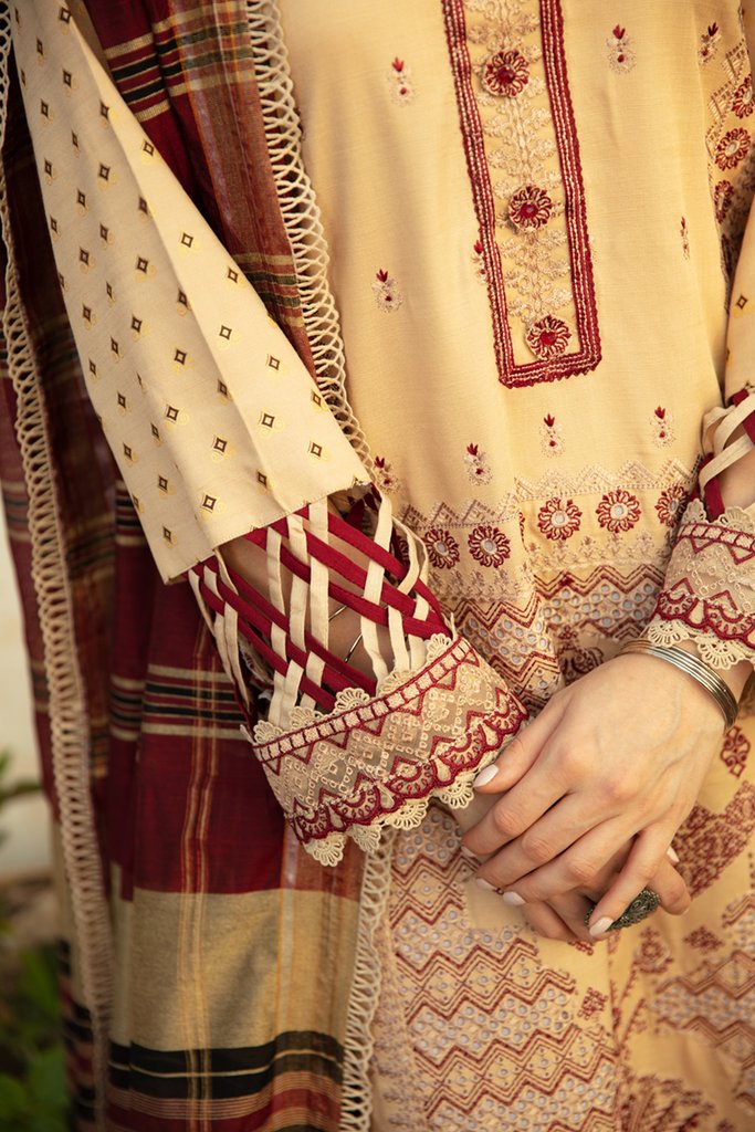 NW-06 | Qalamkar | Unstitched Qline Linen Collection 2021