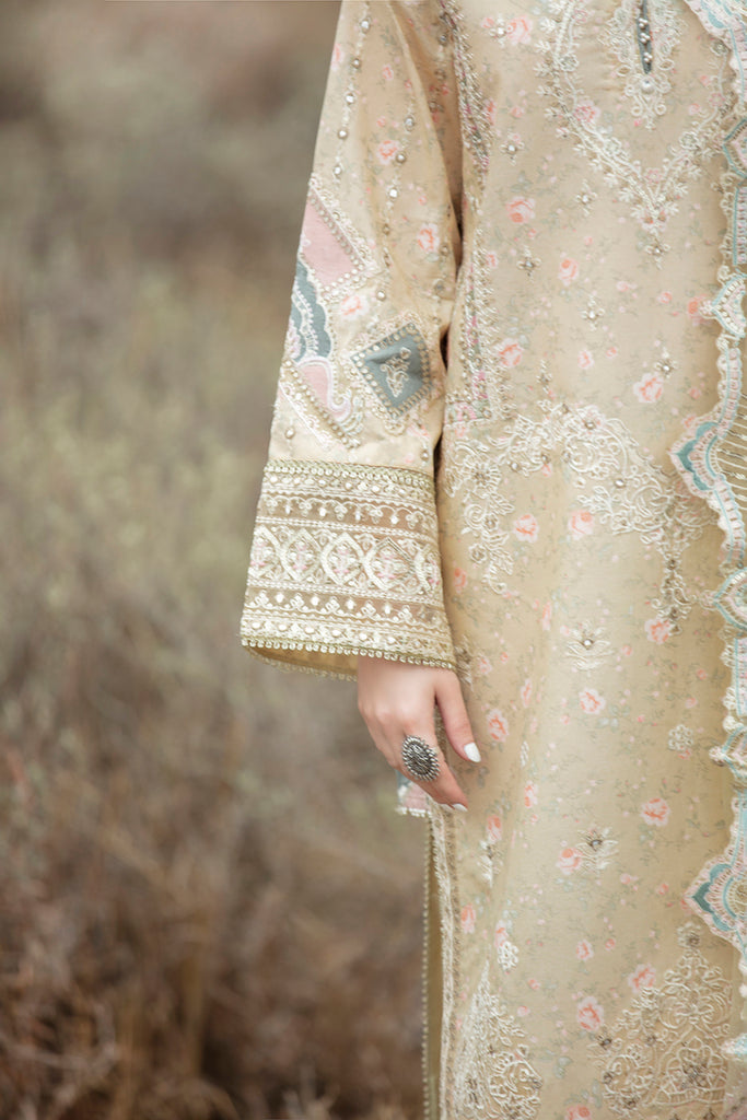 SS - 14 - SEHRAB | Qalamkar | Mirahil Luxury Lawn 2022