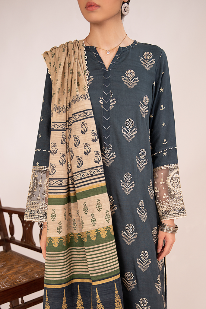 LE-11| Qalamkar | Qline Linen 2020