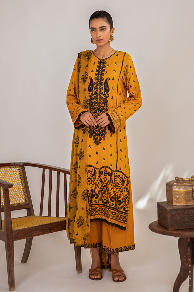 LE-14 | Qalamkar | Qline Linen 2020