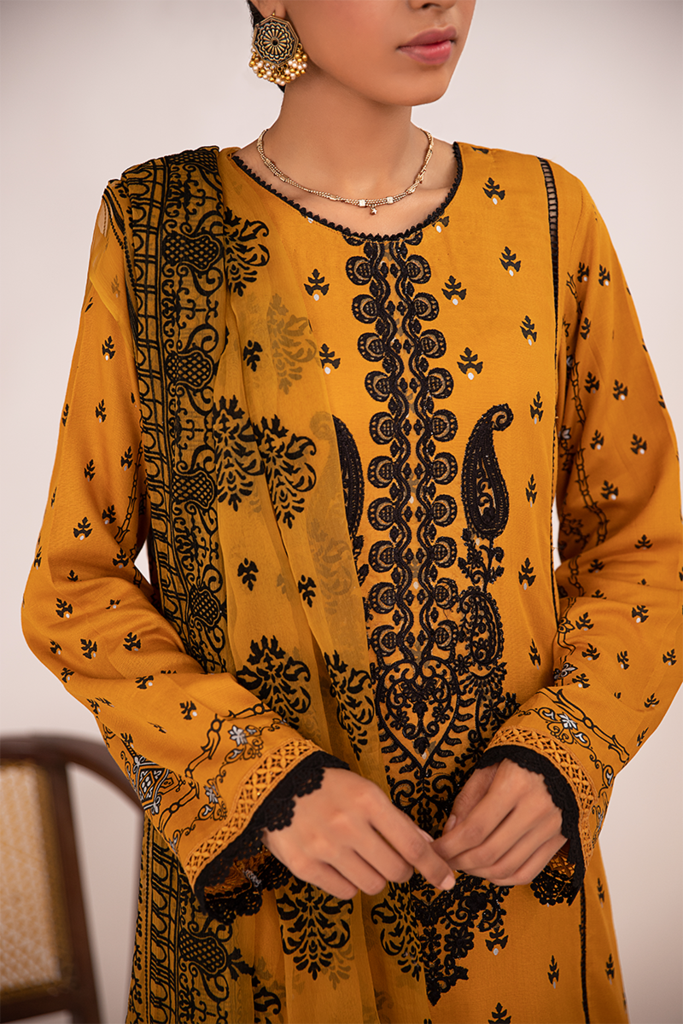 LE-14 | Qalamkar | Qline Linen 2020
