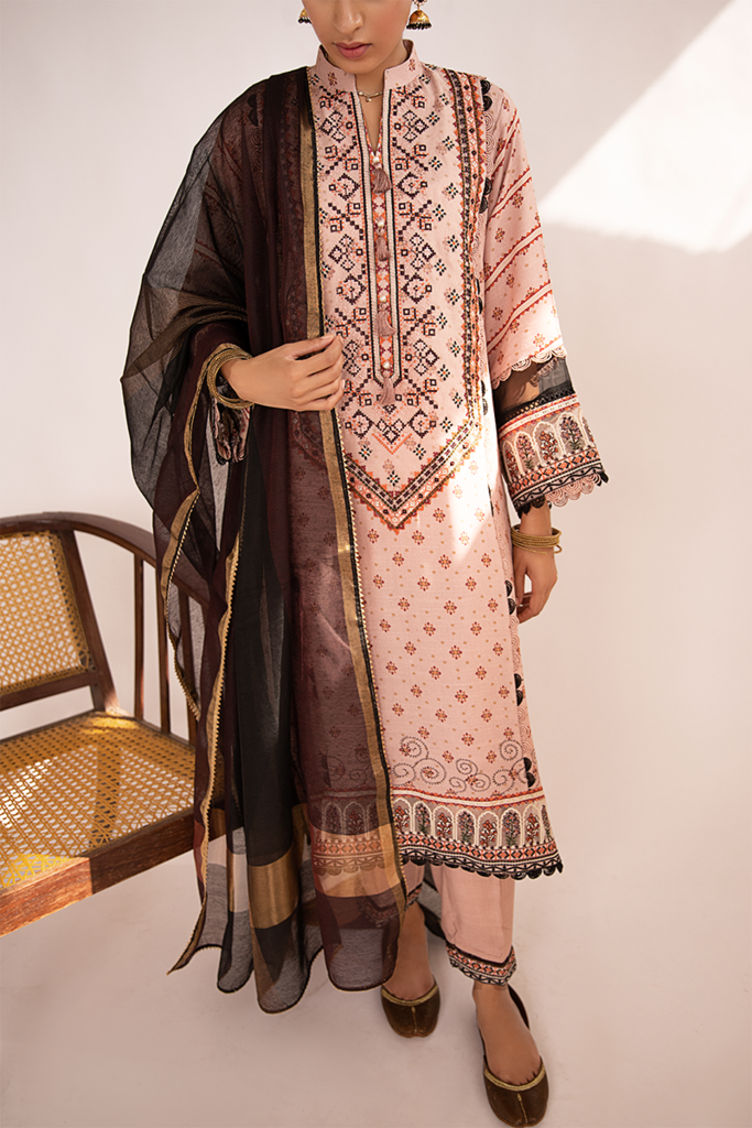 LE-09| Qalamkar | Qline Linen 2020