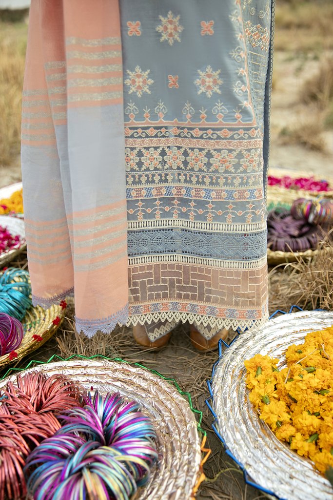 EE 03 | Qalamkar | Q line Lawn Collection'21