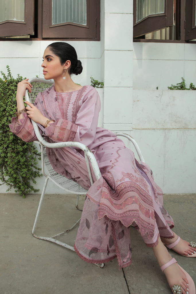 AQ-04 ELAAF | Qalamkar | Qline Dastak Lawn Collection 2022