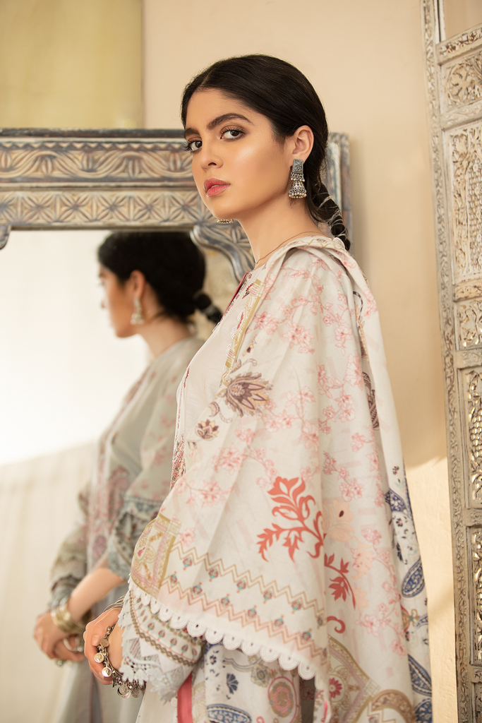 QLS-14 | Qalamkar | Qline Lawn | 2020