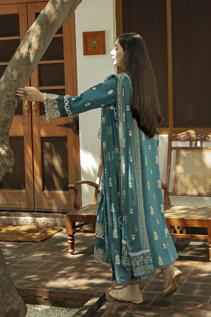 NW-15 | Qalamkar | Unstitched Qline Linen Collection 2021