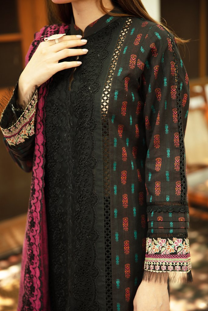 NW-03 | Qalamkar | Unstitched Qline Linen Collection 2021