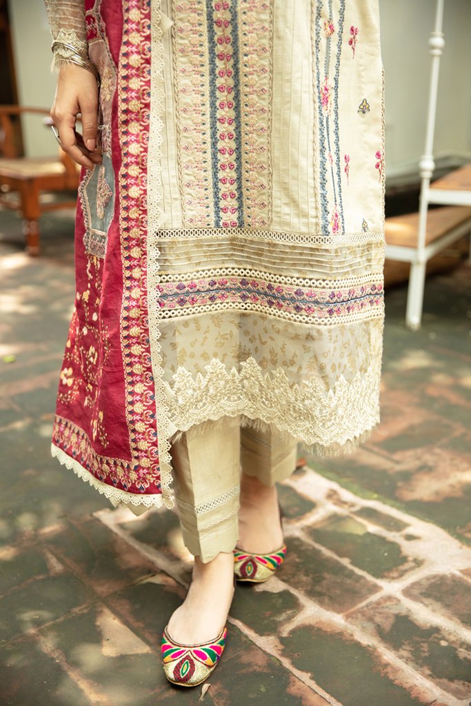 NW-05 | Qalamkar | Unstitched Qline Linen Collection 2021