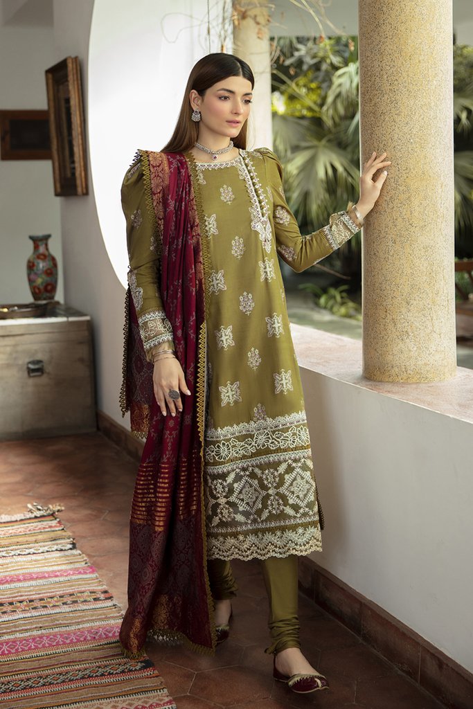 NW-11 | Qalamkar | Unstitched Qline Linen Collection 2021