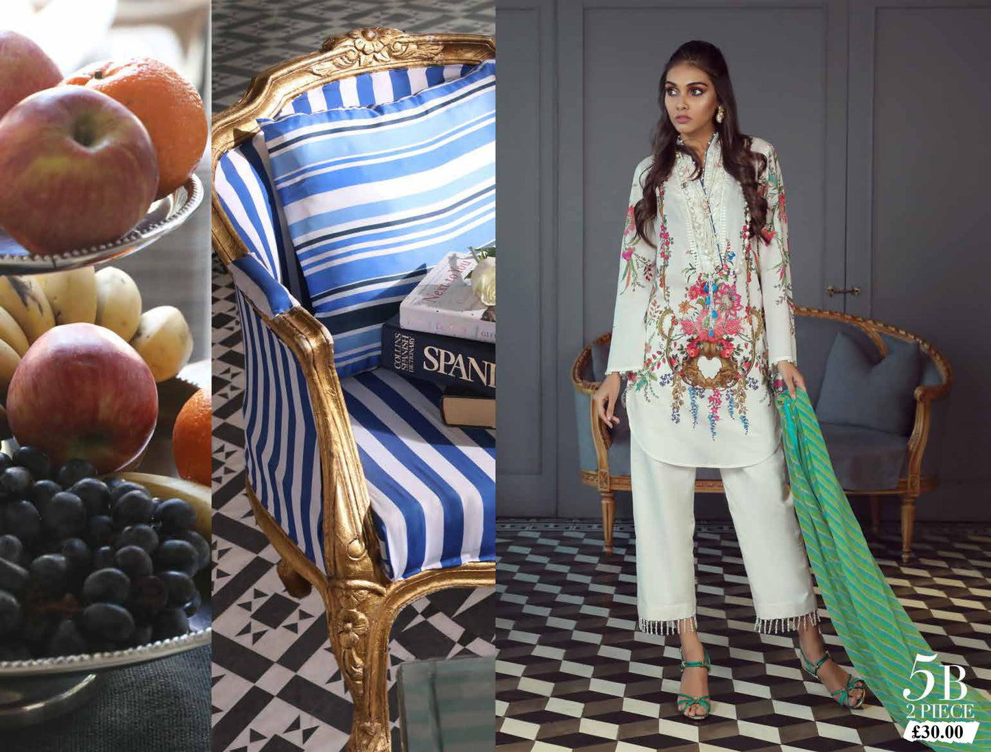 Muzlin 5B - Spring Fever (2 Piece Lawn) by Sana Safinaz