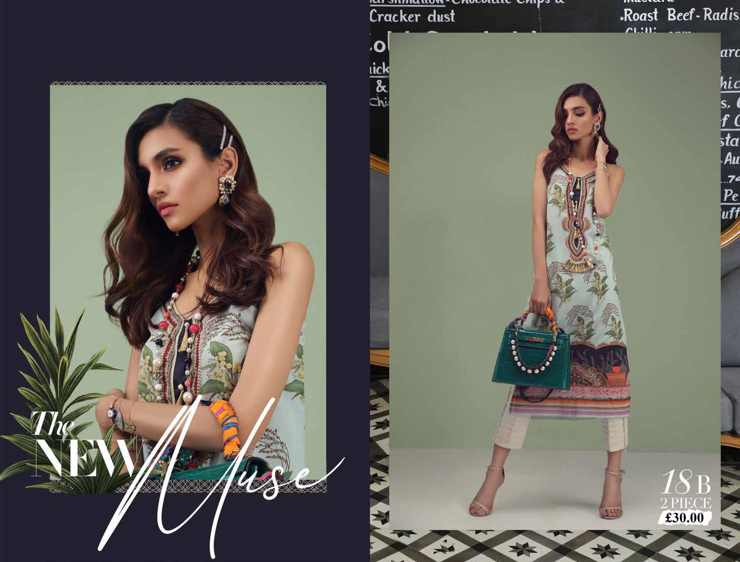 Muzlin 18B - In Miniature (2 Piece Lawn) by Sana Safinaz