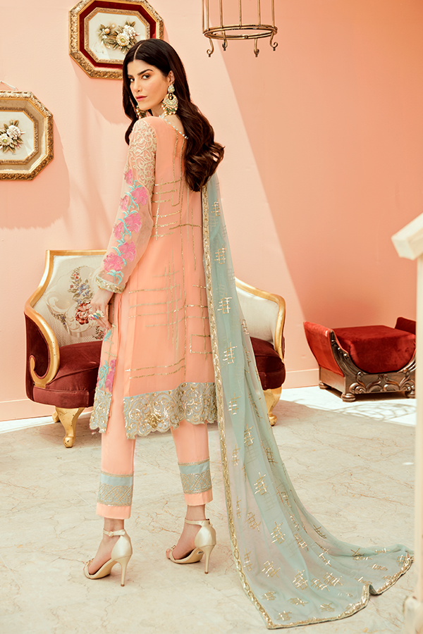 L-207 Salmon Blush | Imrozia Premium | La Roza Collection 2020