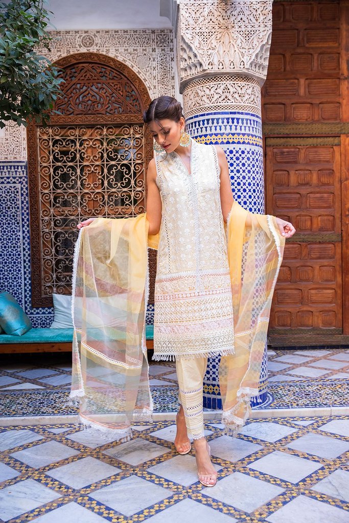 Design 12A | Sobia Nazir | Unstitched | Luxury Lawn 2020