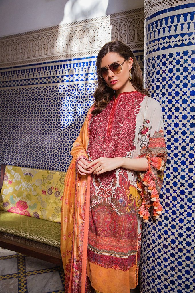 Design 14B | Sobia Nazir | Unstitched | Luxury Lawn 2020