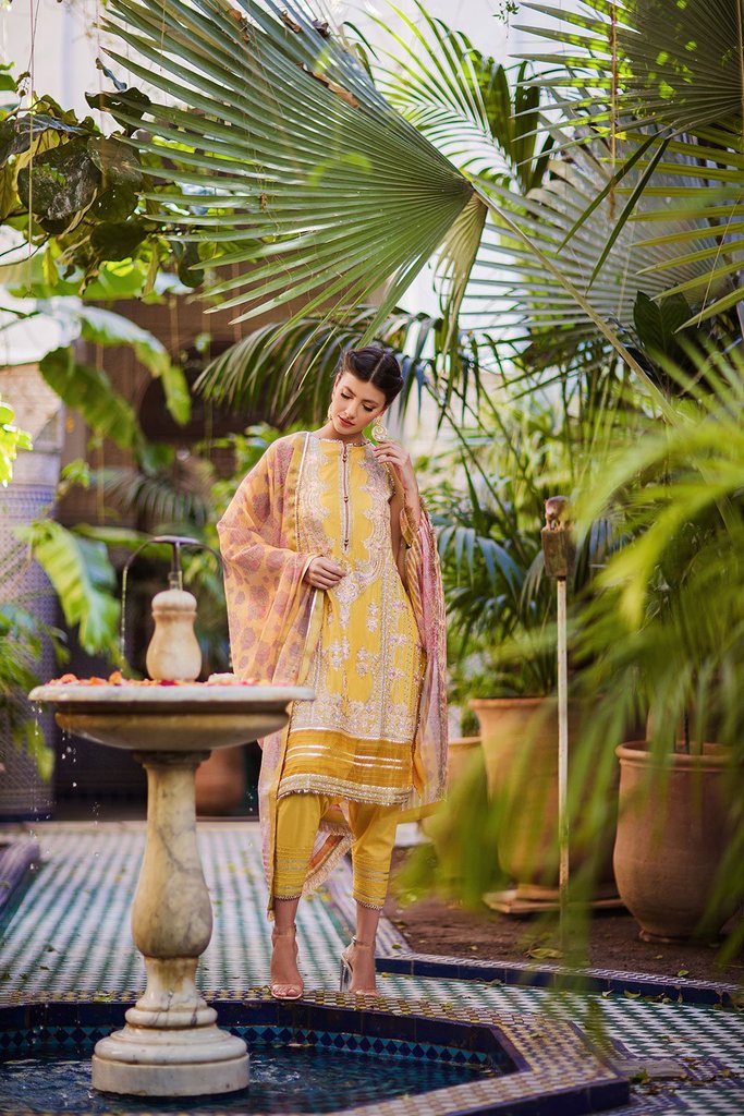 Design 2A | Sobia Nazir | Unstitched | Luxury Lawn 2020