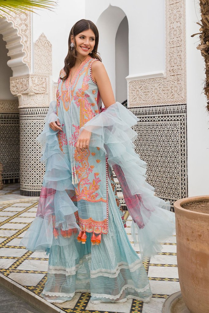 Design 6B | Sobia Nazir | Unstitched | Luxury Lawn 2020