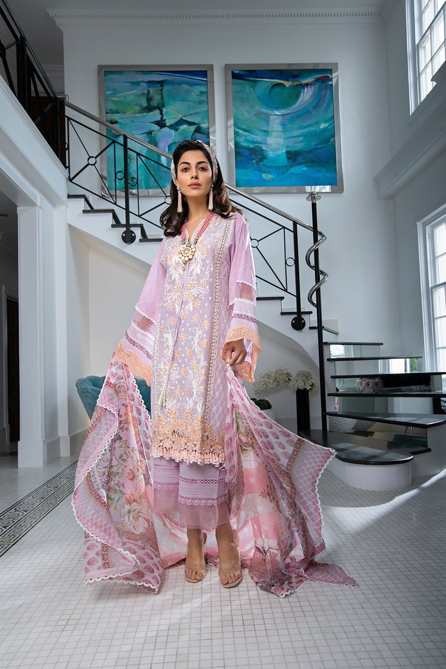 7B | Sobia Nazir Luxury Lawn Collection 2021