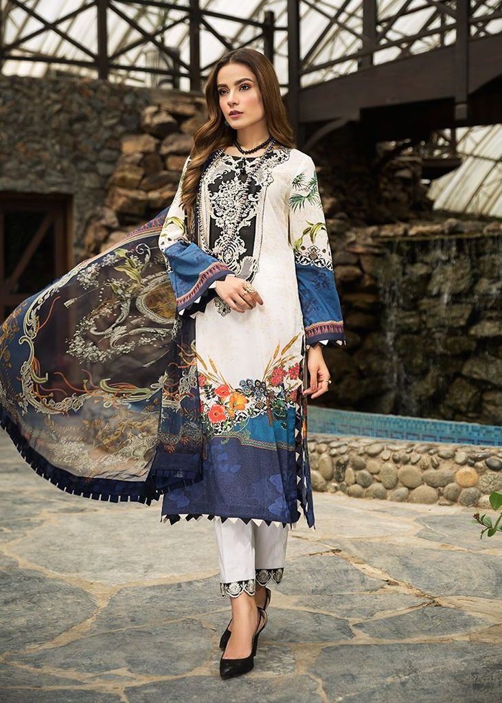 02-Laurel | Afrozeh | Sienna Lawn'20