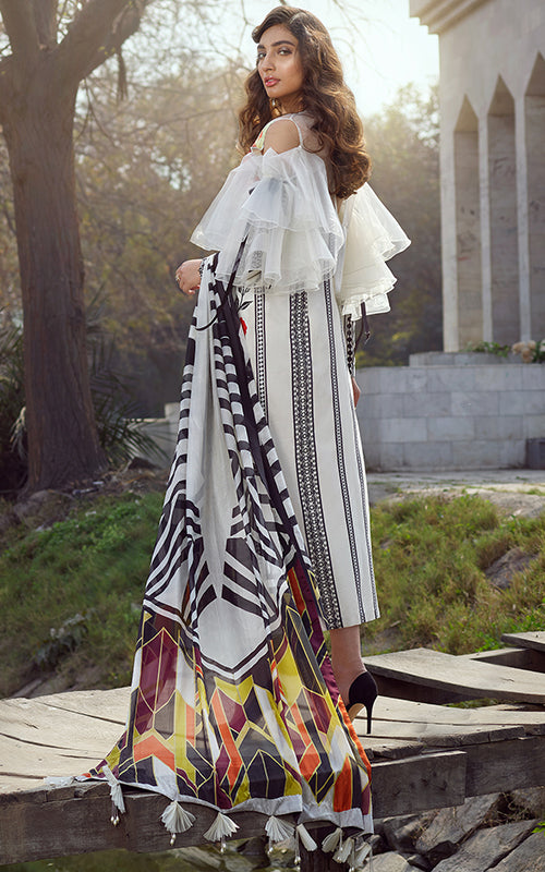 11-C The White Bird | Asifa & Nabeel | Summer'20 Luxury Lawn