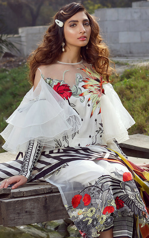 11-C The White Bird | Asifa & Nabeel | Summer'20 Luxury Lawn