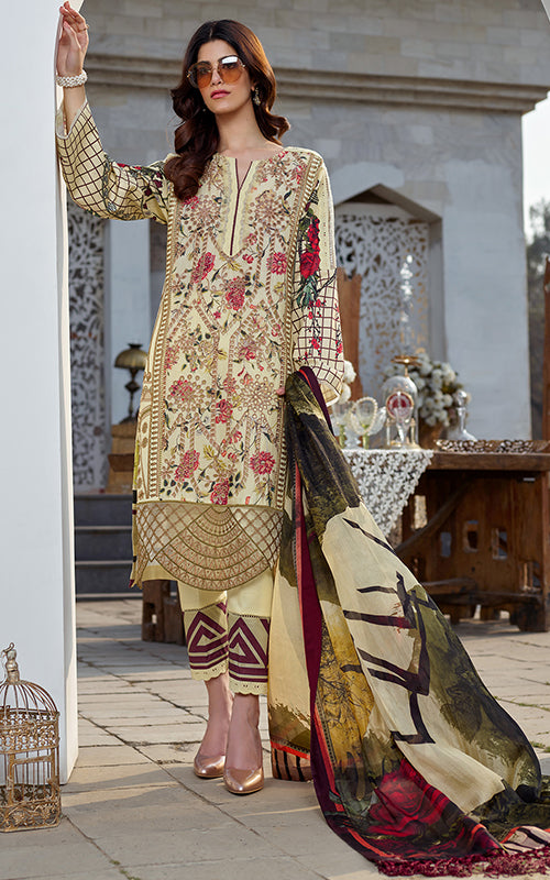 33-S Svasa Glint | Asifa & Nabeel | Summer'20 Luxury Lawn
