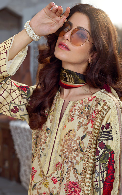 33-S Svasa Glint | Asifa & Nabeel | Summer'20 Luxury Lawn