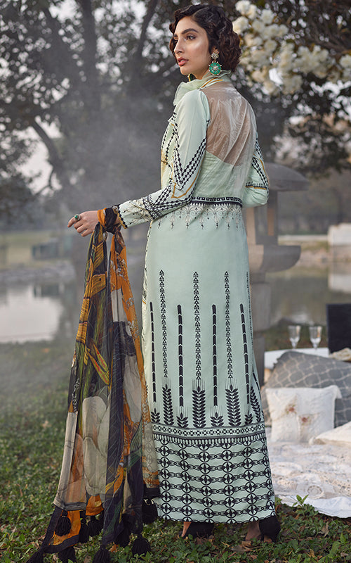 13-D Urban Bloom | Asifa & Nabeel | Summer'20 Luxury Lawn