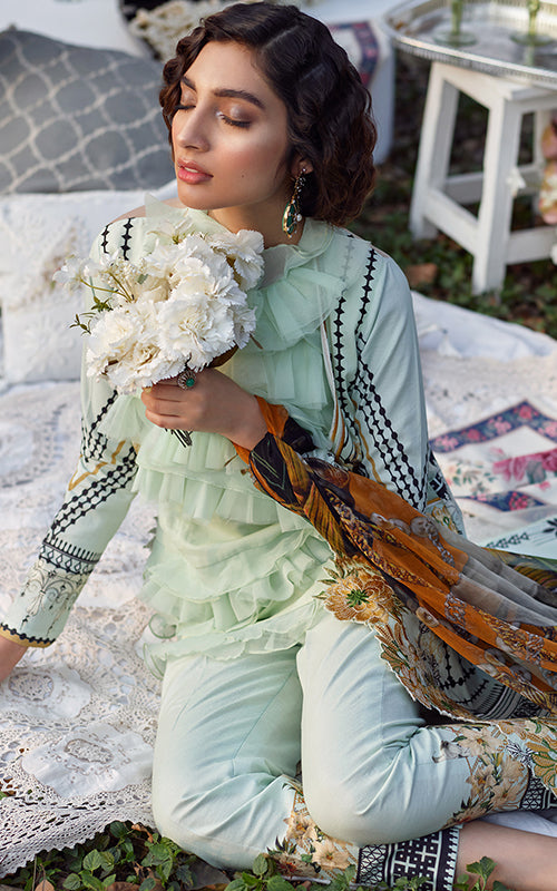 13-D Urban Bloom | Asifa & Nabeel | Summer'20 Luxury Lawn