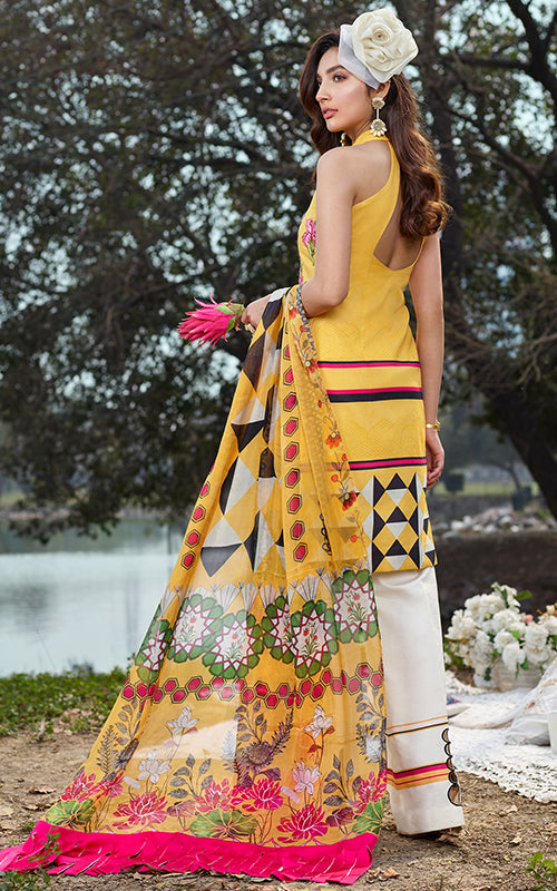 22-B Spring Blossom | Asifa & Nabeel | Summer'20 Luxury Lawn