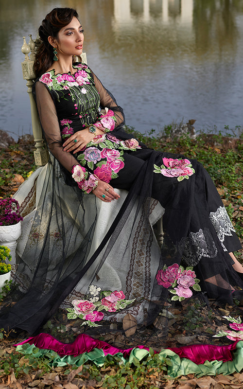 12-C Flower Fetish | Asifa & Nabeel | Summer'20 Luxury Lawn