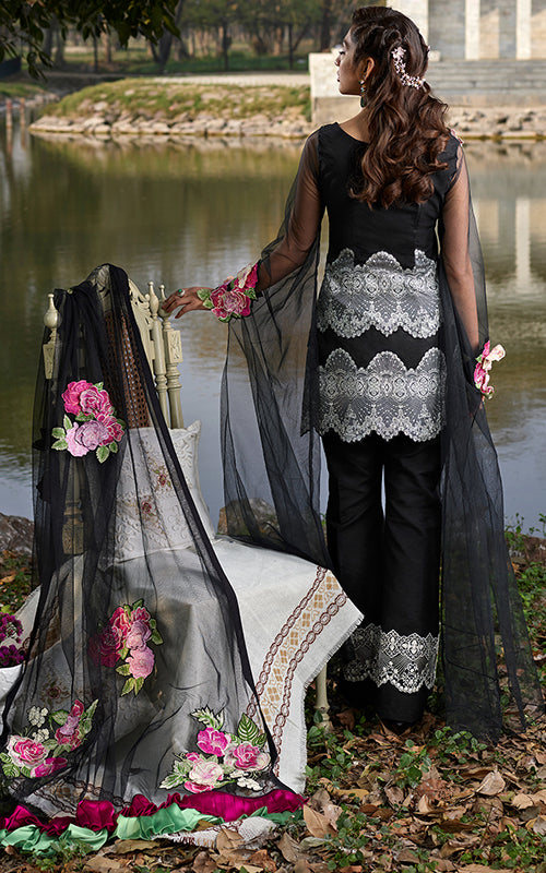 12-C Flower Fetish | Asifa & Nabeel | Summer'20 Luxury Lawn