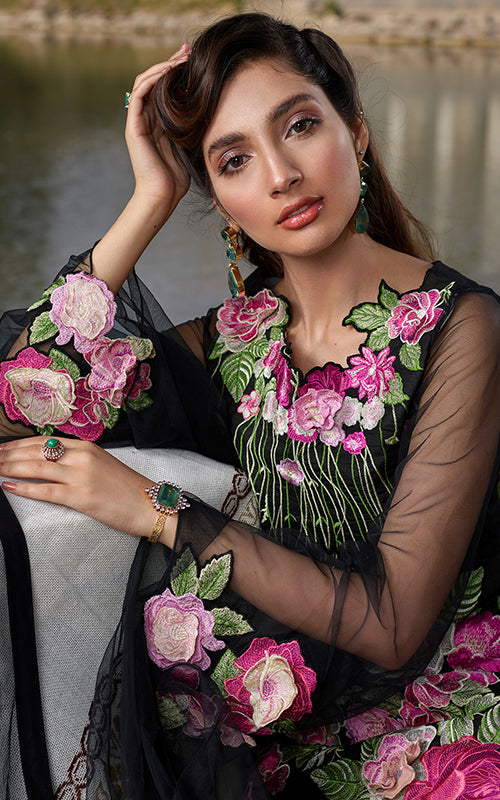 12-C Flower Fetish | Asifa & Nabeel | Summer'20 Luxury Lawn
