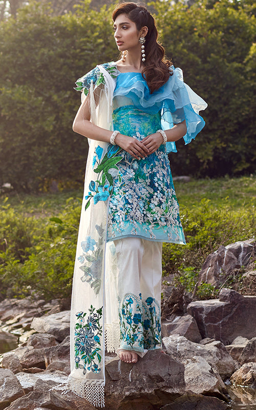 31-D Floressence Loft | Asifa & Nabeel | Summer'20 Luxury Lawn