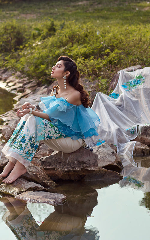 31-D Floressence Loft | Asifa & Nabeel | Summer'20 Luxury Lawn