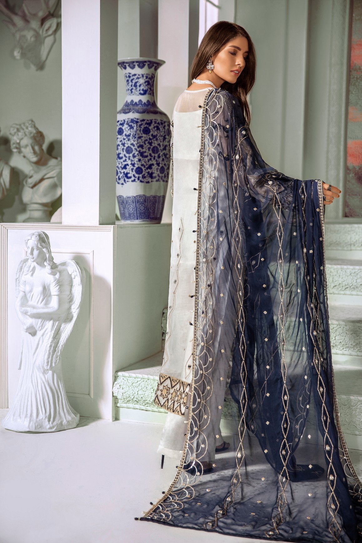 Perl Harps (MMC-01) | Maryum n Maria | Embroidered Collection