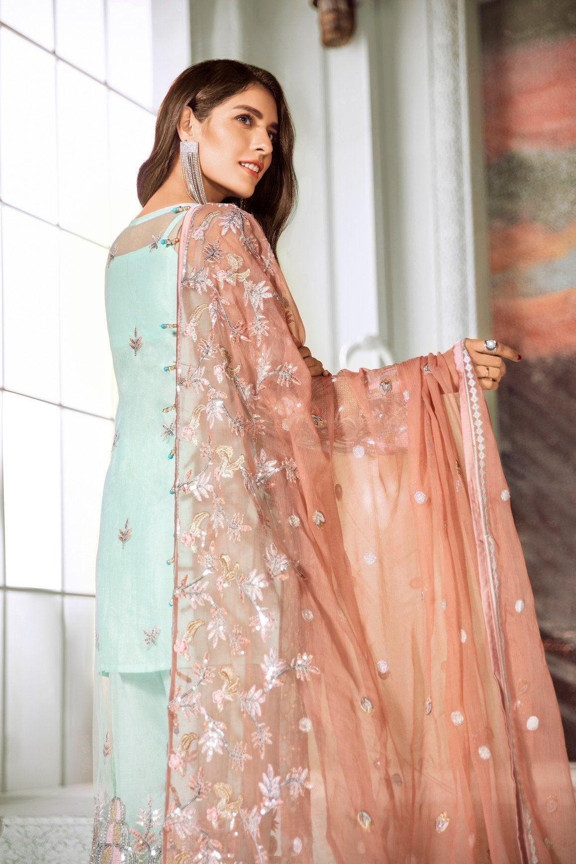Haze Pine (MMC-05) | Maryum n Maria | Embroidered Collection