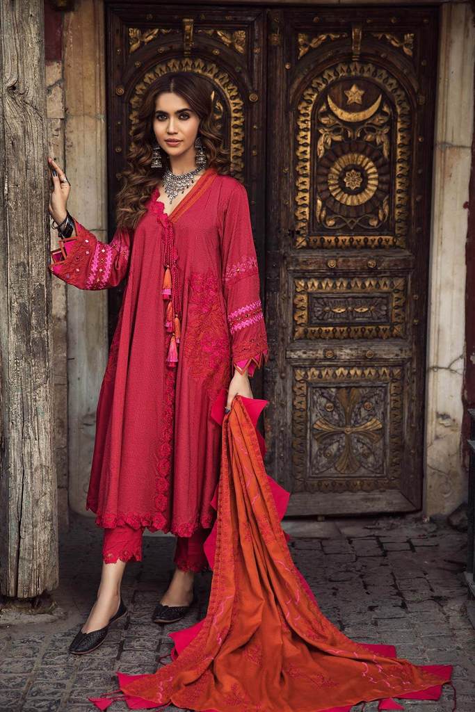 Serenade MSK 06 | Charizma | Signature | Masakali Fall'20 | Embroidered Premium Shawl Collection
