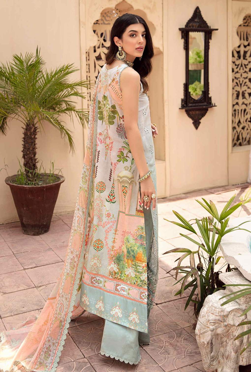 D3-Jade-Green-Ombre | Noor Eid Chikankari Vol II 2021