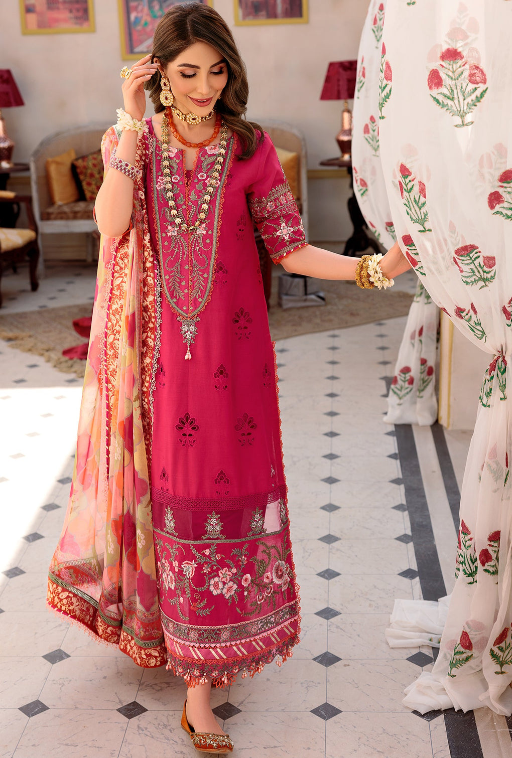 NEIDCHK22-D3-A-HAYAL | Noor | Eid Chikankari Lawn 2022