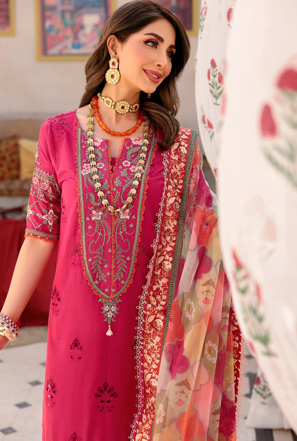 NEIDCHK22-D3-A-HAYAL | Noor | Eid Chikankari Lawn 2022