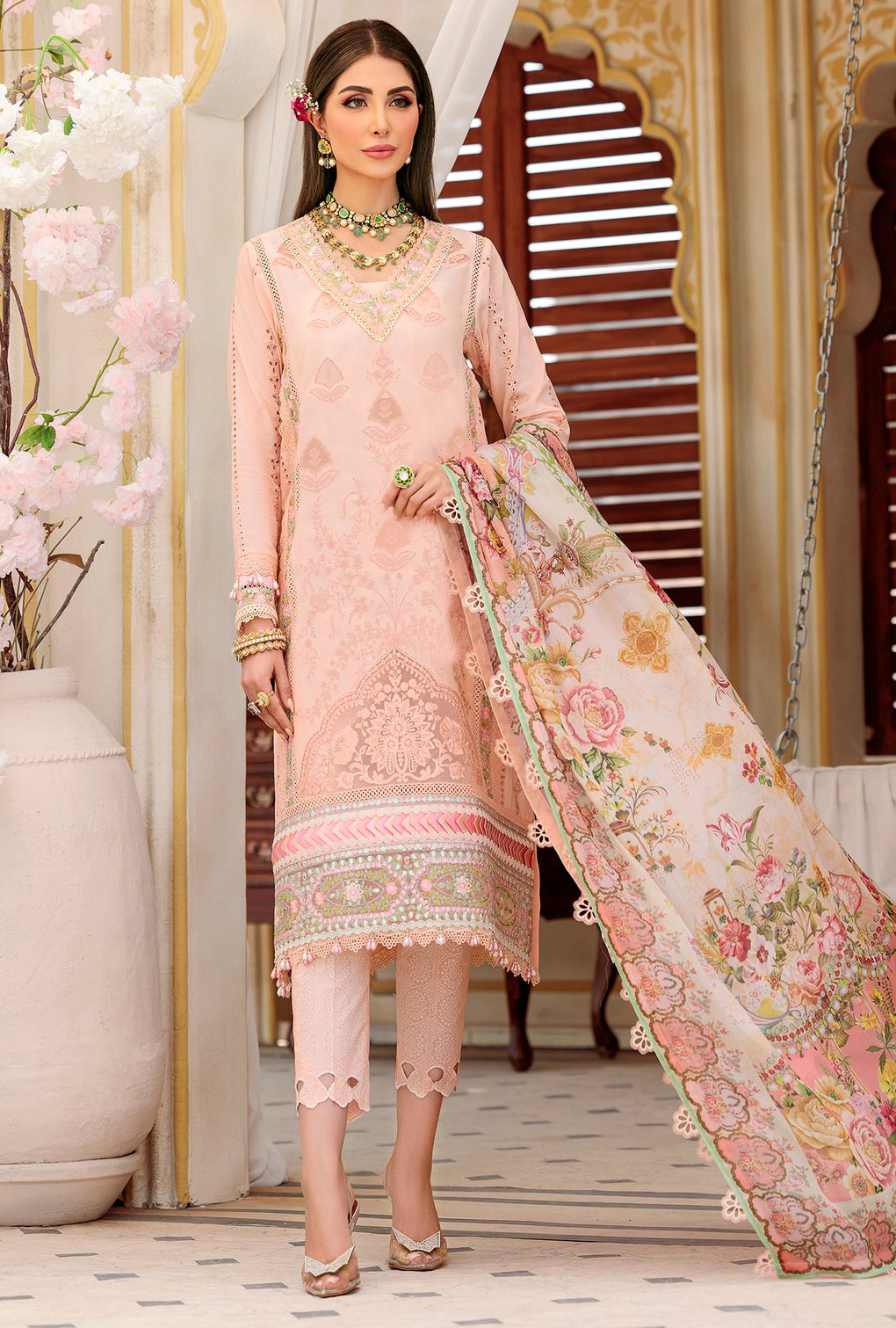 NEIDCHK22-D5-B-ZIBAA | Noor | Eid Chikankari Lawn 2022
