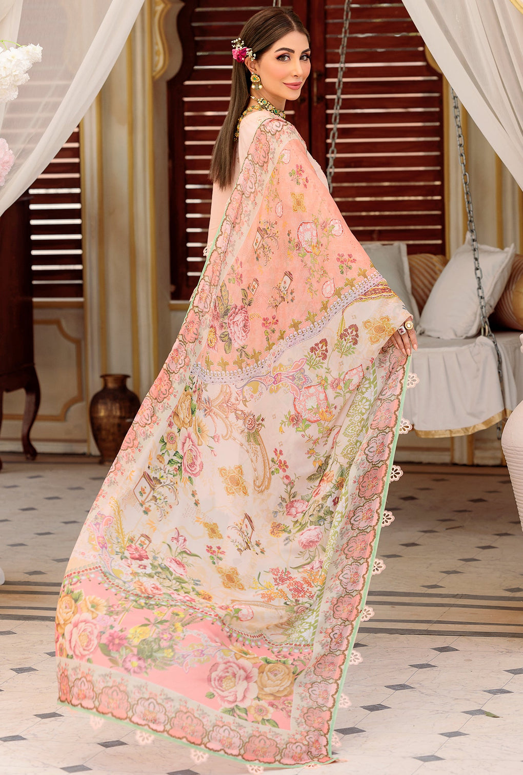 NEIDCHK22-D5-B-ZIBAA | Noor | Eid Chikankari Lawn 2022