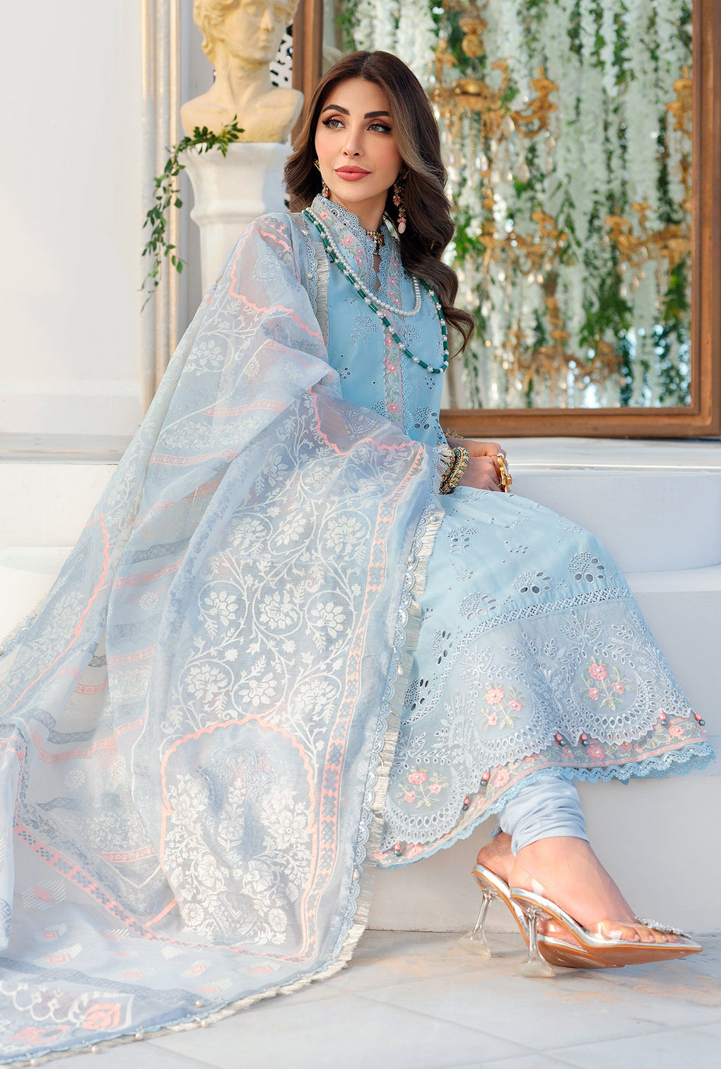 NLCL22-D1-B | Noor | Luxury Chikankari Lawn Collection 2022