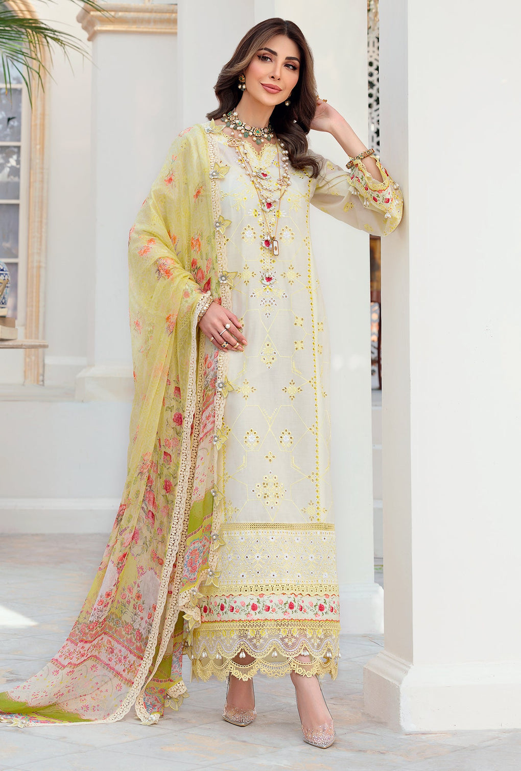 NLCL22-D6-B | Noor | Luxury Chikankari Lawn Collection 2022