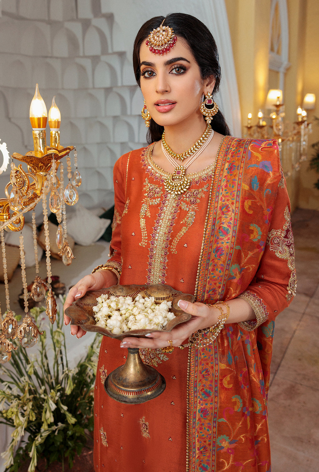 NOOR-KAANI22-D4-TANGERINE | Noor | Kaani Collection 2022