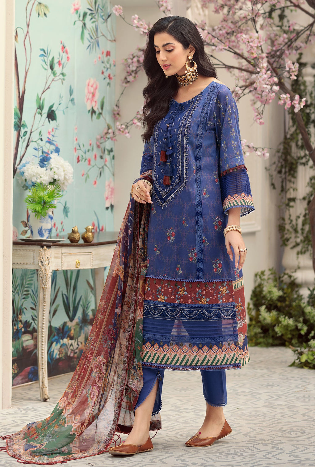 NPRINT22-D5-B | Saadia Asad | Noor Prints Lawn Collection 2022