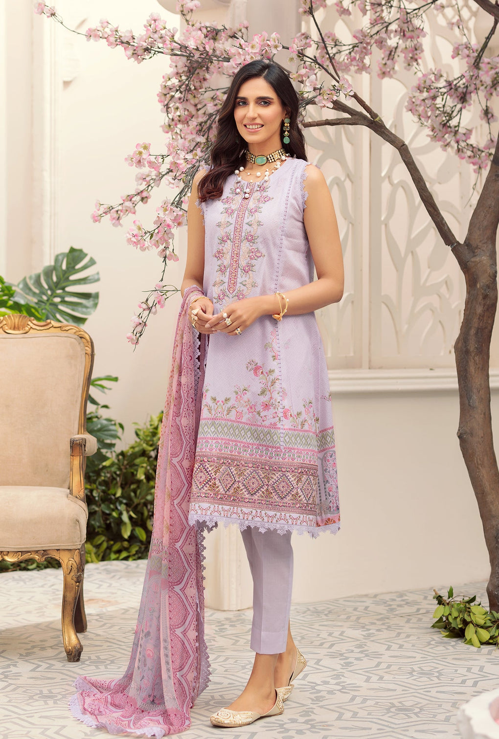 NPRINT22-D4-B | Saadia Asad | Noor Prints Lawn Collection 2022