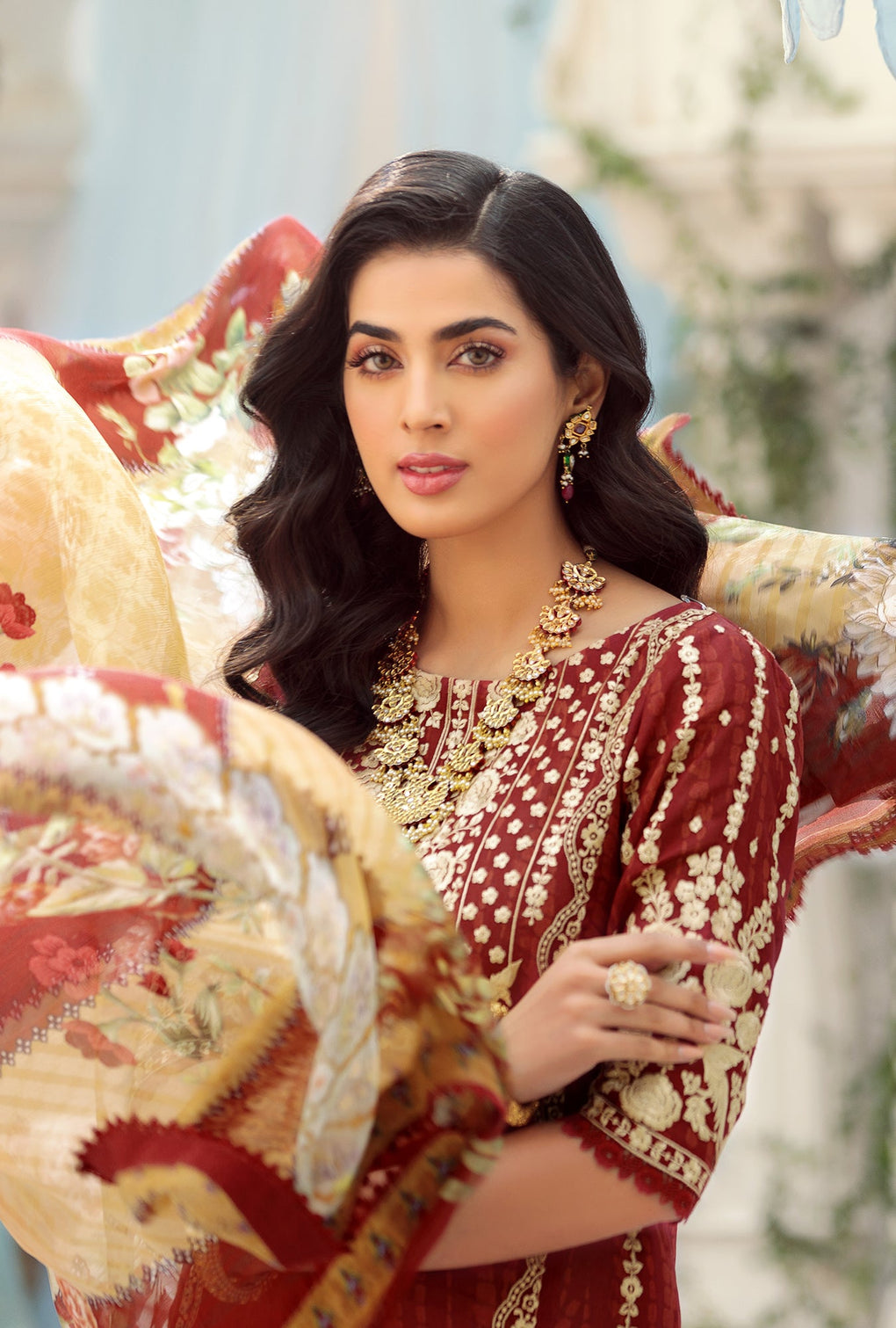 NPRINT22-D1-A | Saadia Asad | Noor Prints Lawn Collection 2022