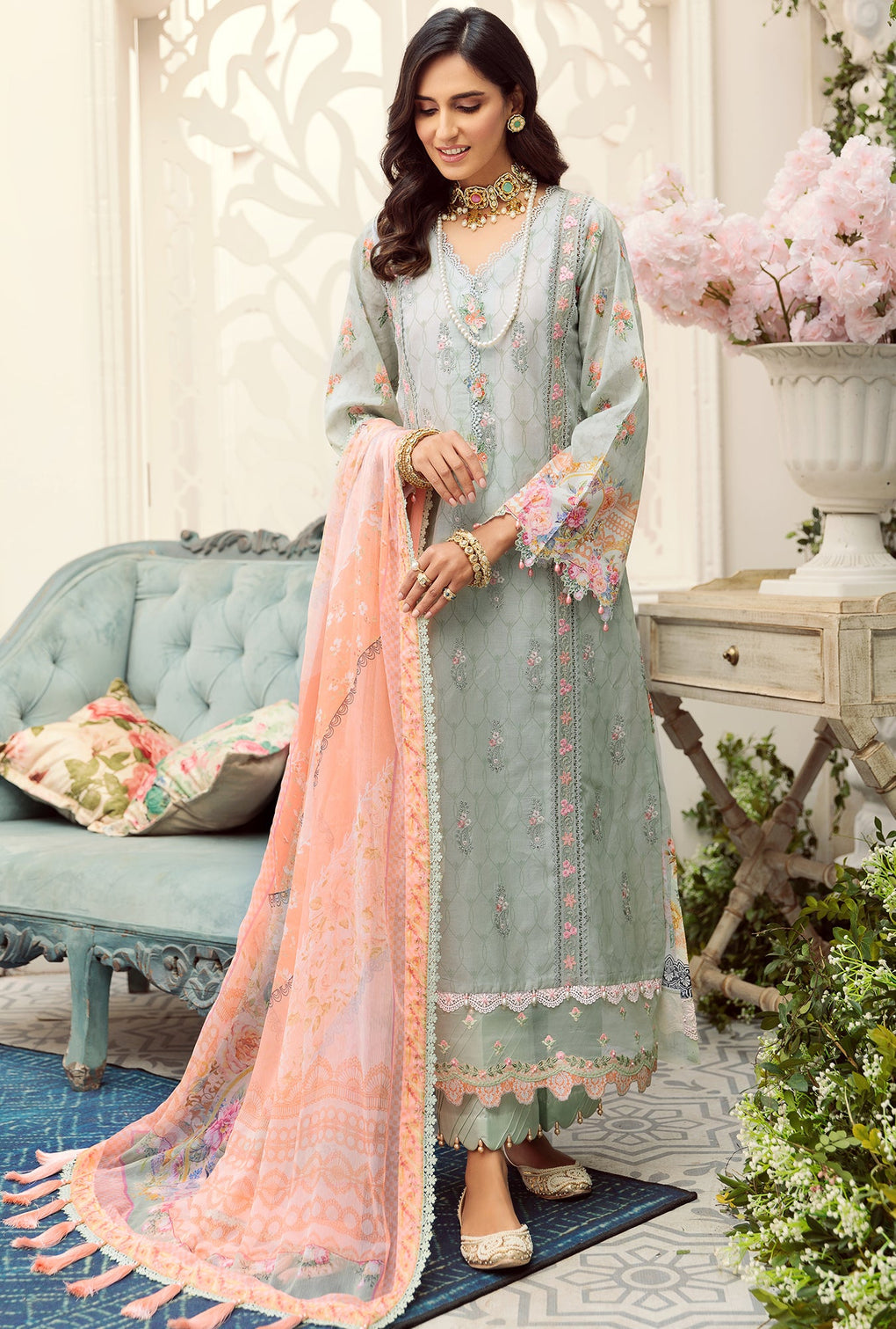 NPRINT22-D8-A | Saadia Asad | Noor Prints Lawn Collection 2022