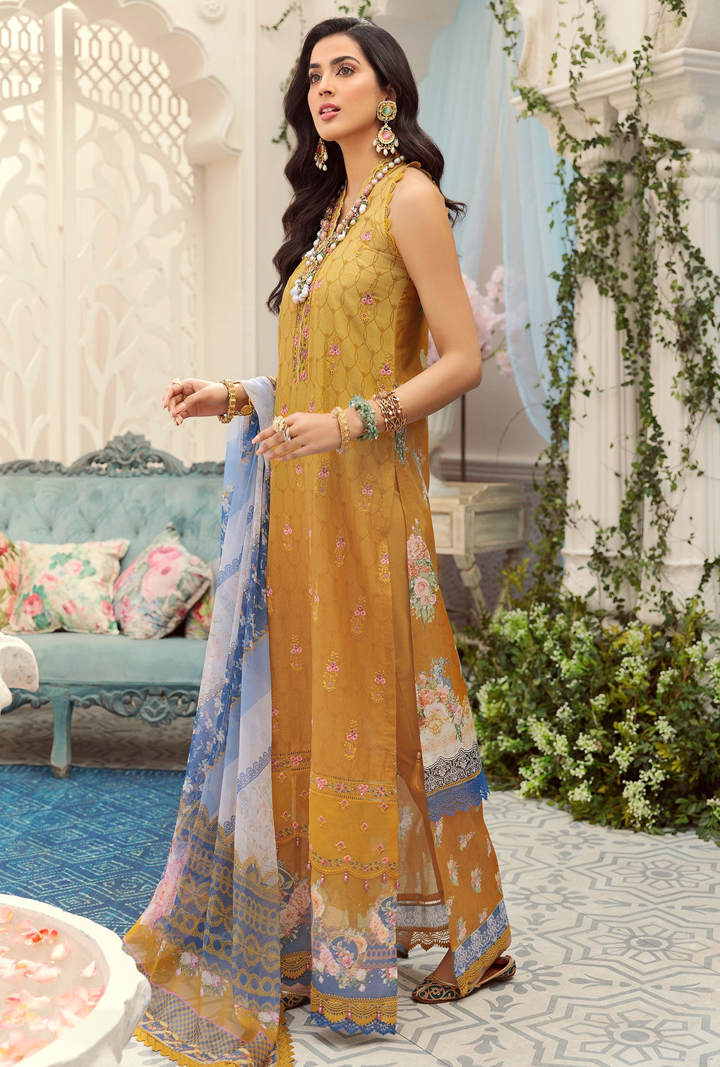 NPRINT22-D8-B | Saadia Asad | Noor Prints Lawn Collection 2022